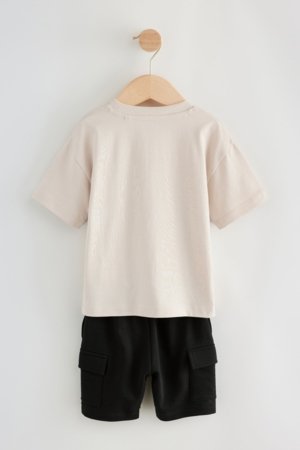 NEXT marškinėliai trumpomis rankovėmis ir šortai, E63602, 80-86 