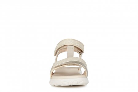 GEOX basutės beige/gold, J158ZA-054BJ-C0512 J158ZA-054BJ-C0512