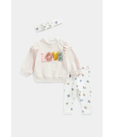 MOTHERCARE džemperis, kelnės ir galvos juosta, FA895 640459