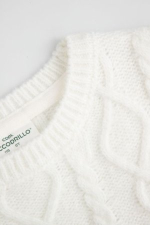 COCCODRILLO megztinis, kreminis, cm 