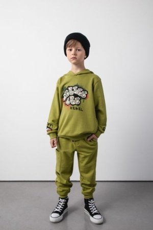 COCCODRILLO kelnės SPORTS BOY KIDS, žalios, cm 