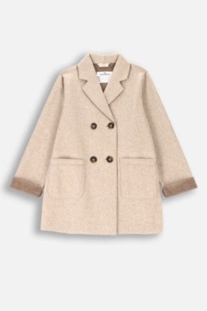 COCCODRILLO paltas RODEO GIRL JUNIOR, smėlio spalvos, ZC4151301RGJ-002-164, 164 cm 