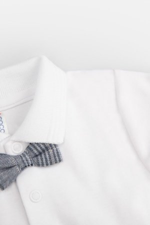 COCCODRILLO smėlinukas ELEGANT BABY BOY, baltas, WC4112401EBB-001-0 