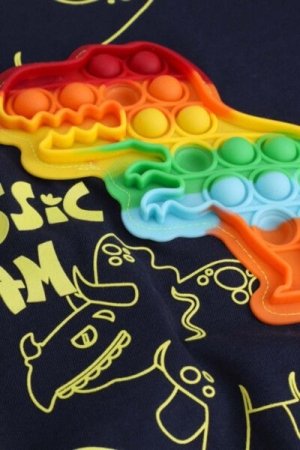 COCCODRILLO marškinėliai DIGITAL BOY KIDS, tamsiai mėlyni, ZC4143104DBK-015-122, 122 cm