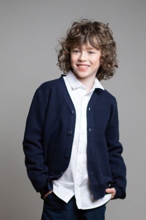 COCCODRILLO susegamas megztinis, mėlynas, dydis 