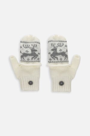 COCCODRILLO kumštinės pirštinės ACCESSORIES WINTER GIRL, multicoloured, ZC3360402AWG-022 