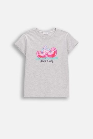 COCCODRILLO marškinėliai trumpomis rankovėmis, pilki, WC6143204SGJ-019-158, 158 cm 