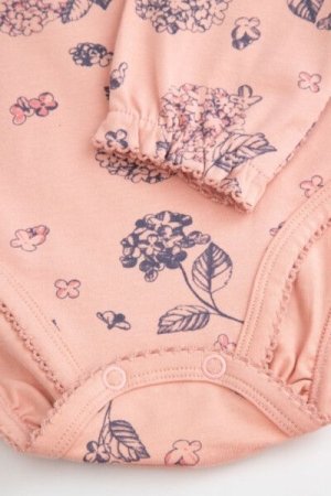 COCCODRILLO smėlinukas FLOWERS GIRL NEWBORN, powder pink, ZC4112102FGN-033-086, 86 cm 