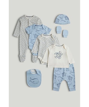 MOTHERCARE komplektas kūdikiui 8 vnt., AX33601, 
