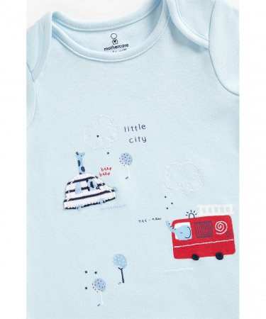 MOTHERCARE šliaužtinukas trumpomis rankovėmis, 2 vnt., BB409 568978