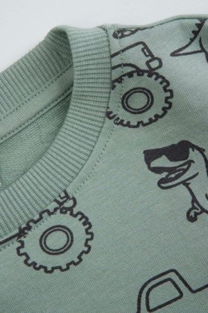 COCCODRILLO džemperis, žalias, WC6132102NBK-011-116, 116 cm 