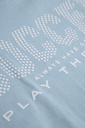 COCCODRILLO marškinėliai trumpomis rankovėmis, mėlyni, WC6143208MBJ-014-128, 128 cm 