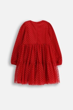 COCCODRILLO suknelė, raudona, ZC5128106EJG-009-146, 146 cm 