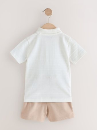 NEXT polo marškinėliai trumpomis rankovėmis ir šortai, W63080, 92 cm 