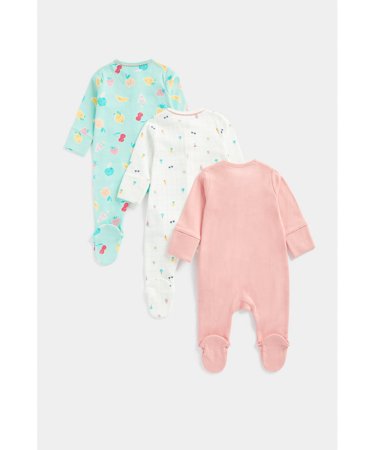MOTHERCARE šliaužtinukas ilgomis rankovėmis, 3 vnt., EC493 628474