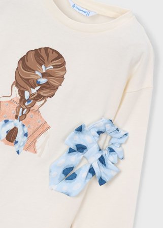 MAYORAL marškinėliai ilgomis rankovėmis, sky bone, 3.020-17, 98  cm 