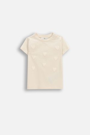 COCCODRILLO marškinėliai trumpomis rankovėmis, smėlio spalvos, WC6143201HGN-003-062, 62 dydis 