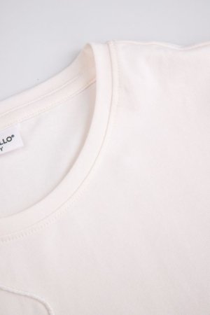 COCCODRILLO marškinėliai, kreminiai, ZC5143204FGJ-003-152, 152 cm 