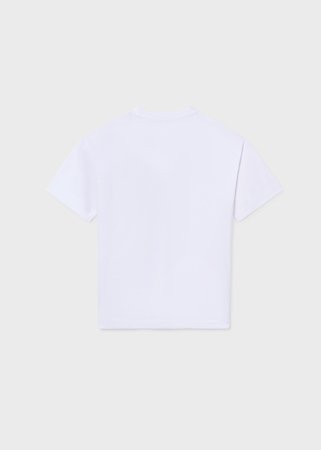 MAYORAL marškinėliai trumpomis rankovėmis, white, 6.033-19, 140 cm 