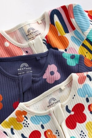 NEXT šliaužtinukas ilgomis rankovėmis, 3 vnt., D14935 