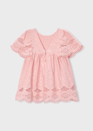 MAYORAL suknelė trumpomis rankovėmis, blossom, 3.923-82, 92  cm 