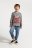 COCCODRILLO marškinėliai ilgomis rankovėmis ACADEMY BOY KIDS, pilki, ZC4143102ABK-019-092, 92 cm 