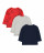 MOTHERCARE Marškin?liai ilgom rankov?m, 3 vnt., TB719 341876