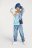 COCCODRILLO džinsai JEANS COLLECTION BOY, mėlyni, WC3123104JCB-014 WC3123104JCB-014-152