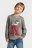 COCCODRILLO marškinėliai ilgomis rankovėmis ACADEMY BOY KIDS, pilki, ZC4143102ABK-019-092, 92 cm 
