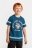 COCCODRILLO marškinėliai trumpomis rankovėmis ACADEMY BOY KIDS, mėlyni, ZC4143202ABK-014-098, 98 cm 