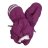 HUPPA kumštinės pirštinės ROY, violetinės, dydis, 8110BASE-80034 8110BASE-80034-4