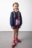 COCCODRILLO marškinėliai ACADEMY GIRL KIDS, mėlyni, cm 