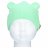 TUTU kepurė, žalia, 3-006608, 48/52 cm 3-006608 green