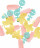 MOTHERCARE dekoracija mergaitei Baby Shower KB105 236949