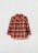 OVS BOY9-36M SHIRTS L/S 2M 9-12 ORANGE/BLUE CHECK 001849999 