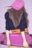 COCCODRILLO marškinėliai EVERYDAY GIRL A, violetiniai, ZC5143224VGA-016-134, 134 cm 