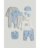 MOTHERCARE komplektas kūdikiui 8 vnt., AX33601, 
